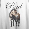 Bad Donkey Women’s White Crew Neck Short Sleeve Crop Top - 2 of 3