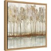 Amanti Art Lynn Peak I (Trees) by Allison Pearce Canvas Wall Art Print Framed 16 x 16-in. - 3 of 4