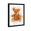 Wynwood Studio 15"x21" Pily Montiel Teddy Bear Symbols and Objects Framed Art Print: Modern Digital Art, Entertainment Theme, Black Frame - 2 of 4