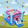 Costway Inflatable Bounce House 3-in-1 Elephant Theme Inflatable Castle without Blower - 3 of 4
