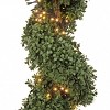 3.6' Prelit Artificial Boxwood Spiral Topiary Whtie Lights - National Tree Company - 3 of 4