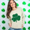 Simply Sage Market Grunge Clover Sweatshirt - 2 of 4