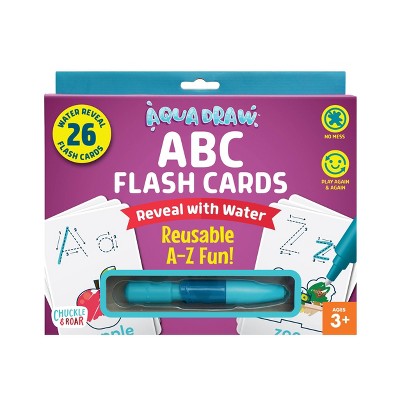 Photo 1 of Aqua Draw ABCs Reusable Flash Cards - Chuckle  Roar