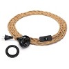1-Light Vintage Plug-In Hanging Pendant with Hemp Rope and Black Socket - 2 of 4