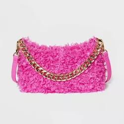 Women's Mini Zip Crossbody Bag - A New Day™ Pink