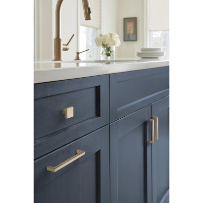 Golden Champagne Matte Aluminum Modern Cabinet Bar Pull