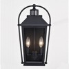Vaxcel Lexington 2 - Light Wall Light in  Textured Black - 2 of 4
