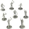 Monster Townsfolk Mini Fantasy Figures - 8pc Peasant Non Player Character NPC Miniatures - 1" Hex-Sized Compatible with All RPG Tabletop Games - 2 of 4