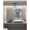 Elegant Lighting Kylie 14 inch flush mount in black - 2 of 4