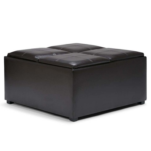 Franklin Square Coffee Table Storage Ottoman Tanners Brown Wyndenhall Target