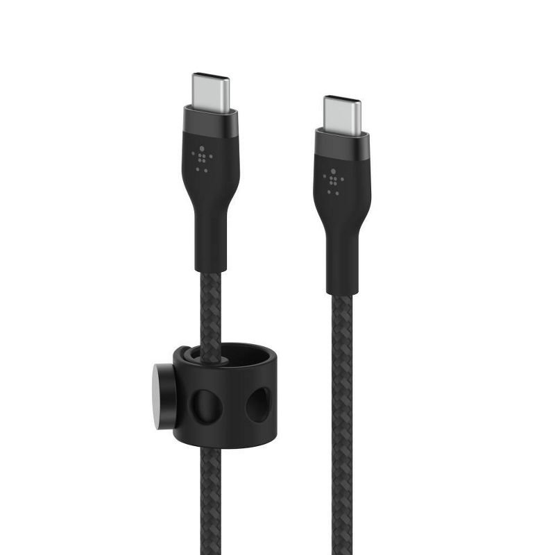 Belkin BoostCharge Pro Flex USB-C Cable with USB-C Connector Cable + Strap , 3 of 10