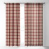 Gabriela Fuente Holiday Charm 50" x 84" Single Panel Sheer Window Curtain - Deny Designs - image 2 of 4