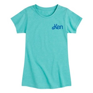 Girls' - Barbie - Ken Emotion Grid Fitted Short Sleeve Graphic T-Shirt - 1 of 4