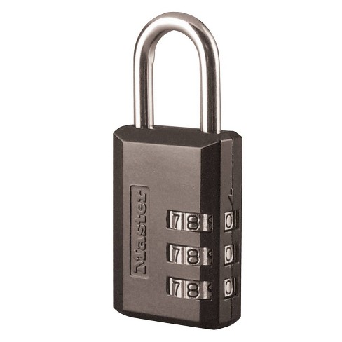 Master Lock Padlock, Set Your Own Combination Luggage Lock, 1-3/16