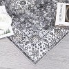 Vintage Hallway Runner Rug, Washable Soft Low-Pile Non-Slip Carpet for Bedroom, Living Room & Kitchen - 4 of 4