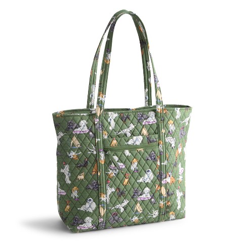 Vera Bradley Women's Outlet Cotton Vera Tote Bag Dog Park