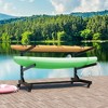Munora - Heavy Duty Kayak Storage Rack with Wheels - Freestanding Holder for Kayaks, Canoes, Paddleboards - 200lbs Capacity - 2 of 4