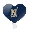 US Naval Academy Primary Logo Heart Love Cupcake Picks Toppers Decoration Set of 6 - 2 of 4