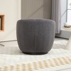 NicBex Swivel Chair Modern Barrel Chair Armchair with Storage Living Room Chair for Bedroom, Office, Reading Spaces - 4 of 4