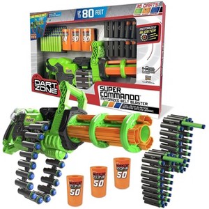 Dart Zone Super Commando Motorized Belt Blaster with Ammo Belts and Darts - 1 of 3