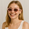 Anna-Kaci Women's Classic Elliptical Small Frame Bow Sunglasses UV400 Protection - 3 of 4