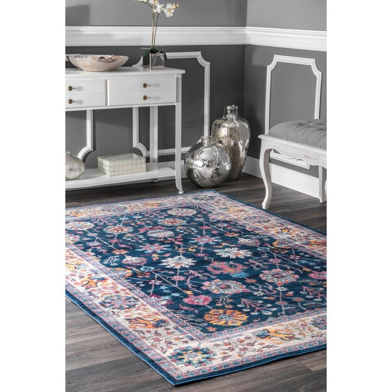 nuLOOM Classic Tinted Floral Area Rug, 3 of 7