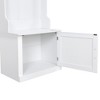 Cesicia Minimalist Slim Hall Tree with Cabinet & 6 Hanging Hooks, Storage Bench with Coat Rack, for Hallway, Living room - 4 of 4