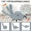 Modern Dual Motor 270° Swivel Power Recliner Chair With Heavy Duty Motion Mechanism, USB and Type-C Charging Ports - ModernLuxe - 4 of 4