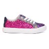 Olivia Miller Girl's Glitter Low Top Sneakers - 2 of 4