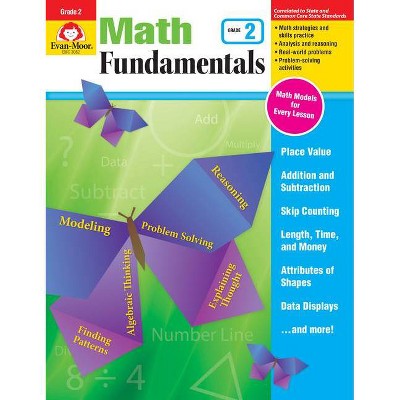 Math Fundamentals, Grade 2 - by  Evan-Moor Educational Publishers (Paperback)