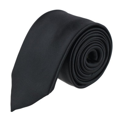 CTM Men's Classic Solid Tie