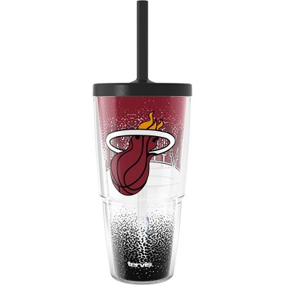 NBA Miami Heat All Over Classic Tumbler with Straw Lid - 24oz