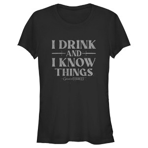 Game of Thrones I Drink and I Know Things Gray T-Shirt - 1 of 4