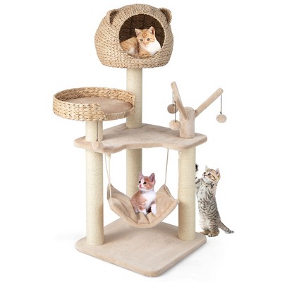 Costway 48'' Tall Cat Tree Tower Multi-level Play Activity Center ...