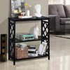 Bella Depot Console Table with 3-Tier Storage Shelves and Solid Wood Legs - 2 of 4
