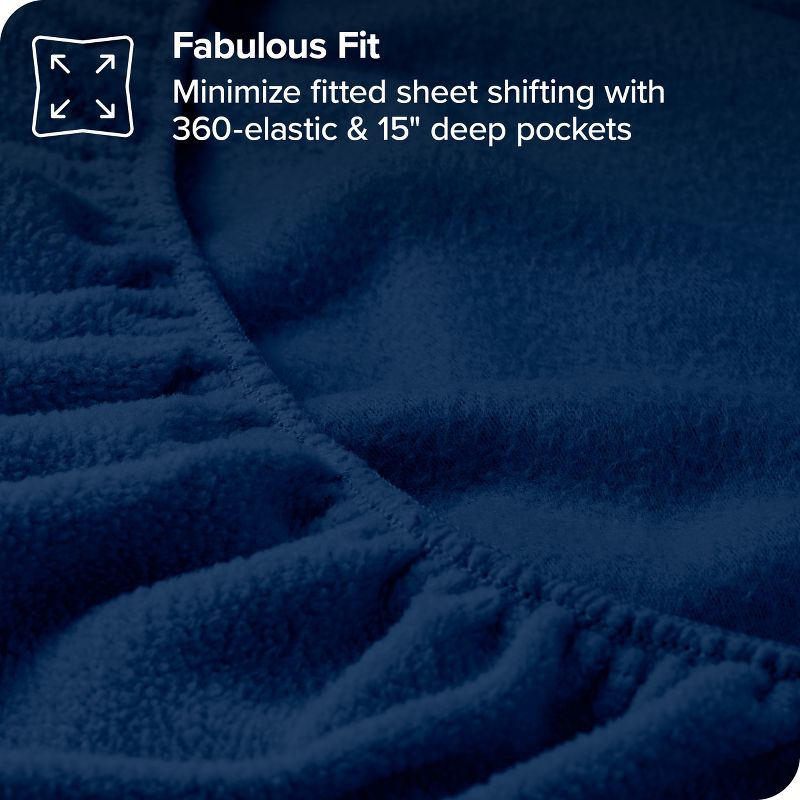 Polar Fleece Fitted Sheet by Bare Home, 5 of 6