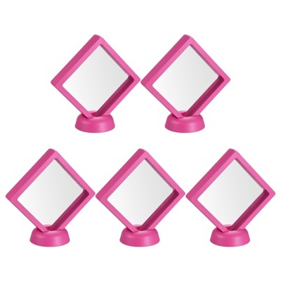 Unique Bargains ABS frames Flexible TPU film 3D Jewelry Boxes 5 Pcs