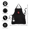 Grill Apron, Black, University of Oklahoma - 3 of 4