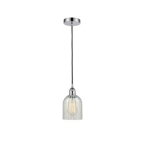 Caledonia - 1 Light Cord Hung Mini Pendant In Industrial Style-9.75 Inches Tall and 5 Inches Wide - 1 of 1
