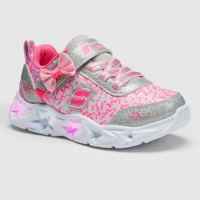 skechers light pink shoes