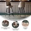 Flash Furniture 2 Pack Metal Barstool with Swivel Bucket Seat - 4 of 4