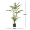 KTMBDW Palm Artificial Tree, Fake plant for Living Room,Bedroom,Indoor and Outdoor - 3 of 4