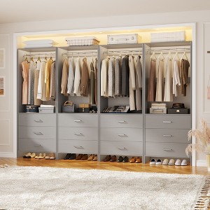 Besiost 24'' Closet Organizer with Wooden Drawers - 1 of 4