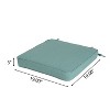 Christopher Knight Home Noah Outdoor 19" x 19" Dining Chair Cushion - 3 of 4