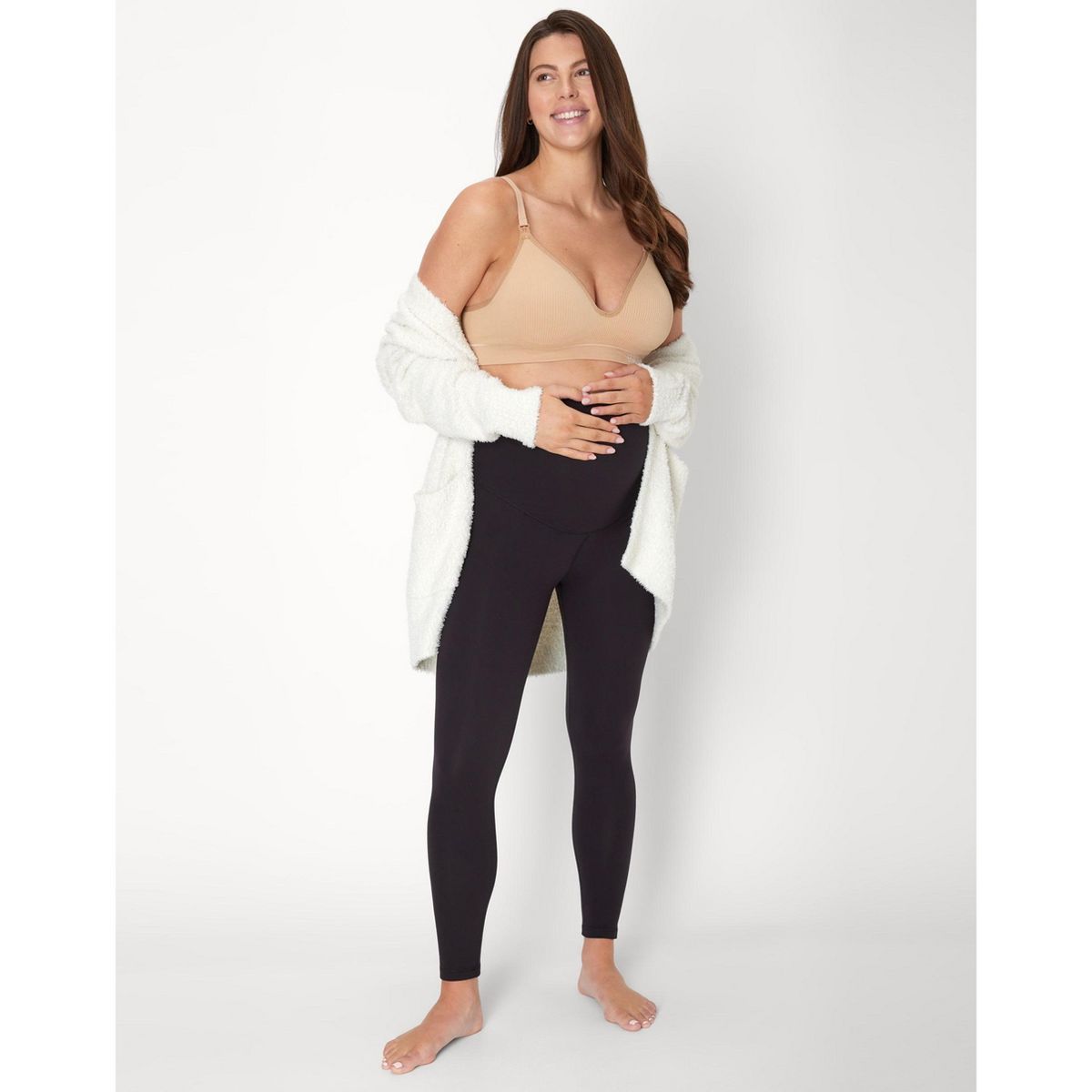 Hanes Maternity Women's Rib Nursing Bralette - thumbnail 10