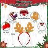 Christmas Party Favors, Cute Christmas Glasses Headbands Set, Christmas Headwear - 2 of 4