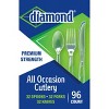 Diamond All Occasion Clear Disposable Forks Spoons and Knives - 96ct - 3 of 4