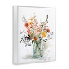 Stupell Industries Warm Summer Floral Bouquet Framed Giclee Art, White, 11" x 14" - 2 of 4