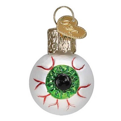 Old World Christmas 1.5 Inch Mini Evil Eye Green Blood Shot Tree Ornaments