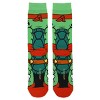 Teenage Mutant Ninja Turtles Raphael Animigos Men's Crew Socks - 3 of 4